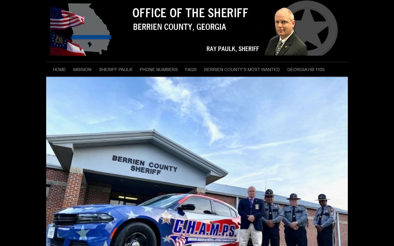 Berrien County arrest records sheriff homepage and charge records