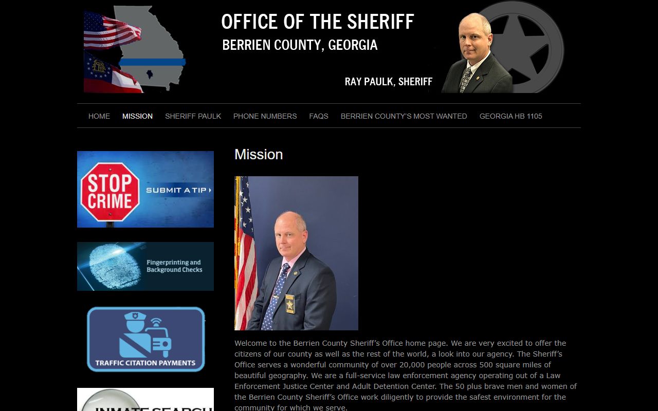 Berrien County arrest records Law Enforcement Justice Center and charges