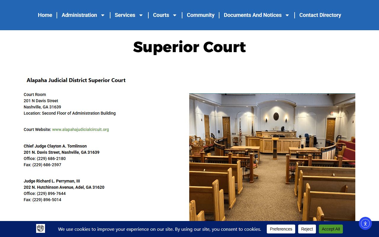 Berrien County Superior Court records page