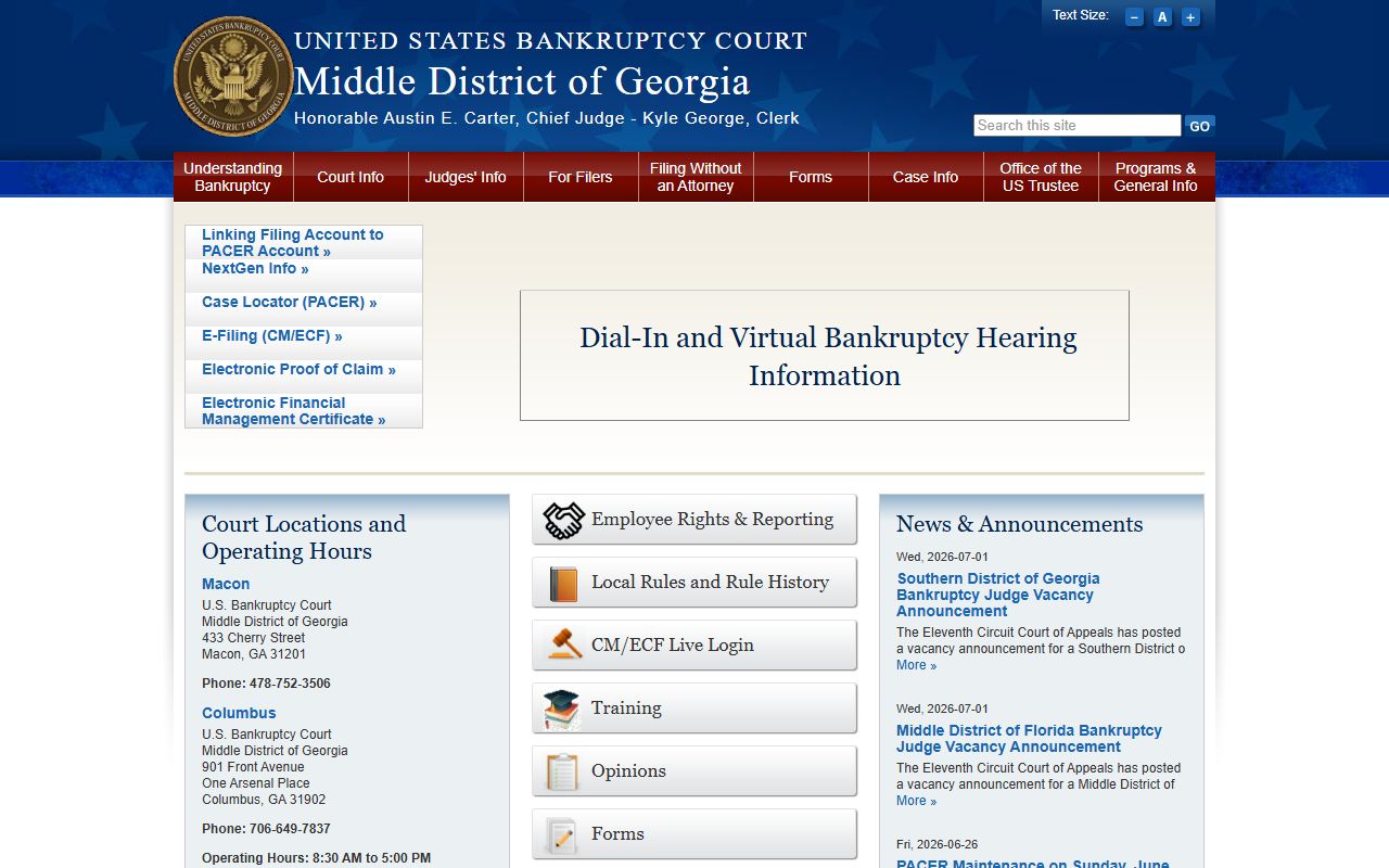 Berrien County Superior Court records bankruptcy court distinction