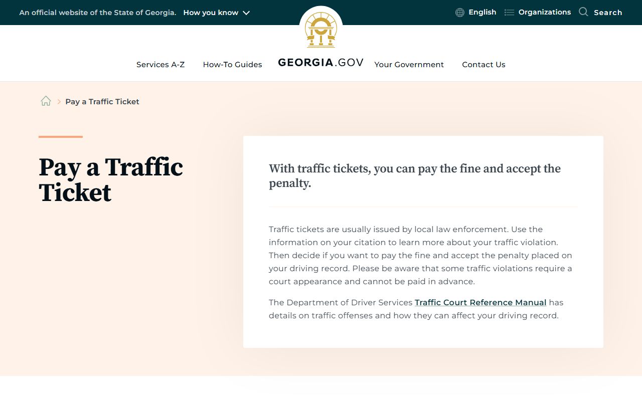Berrien County traffic court records Georgia traffic ticket guide
